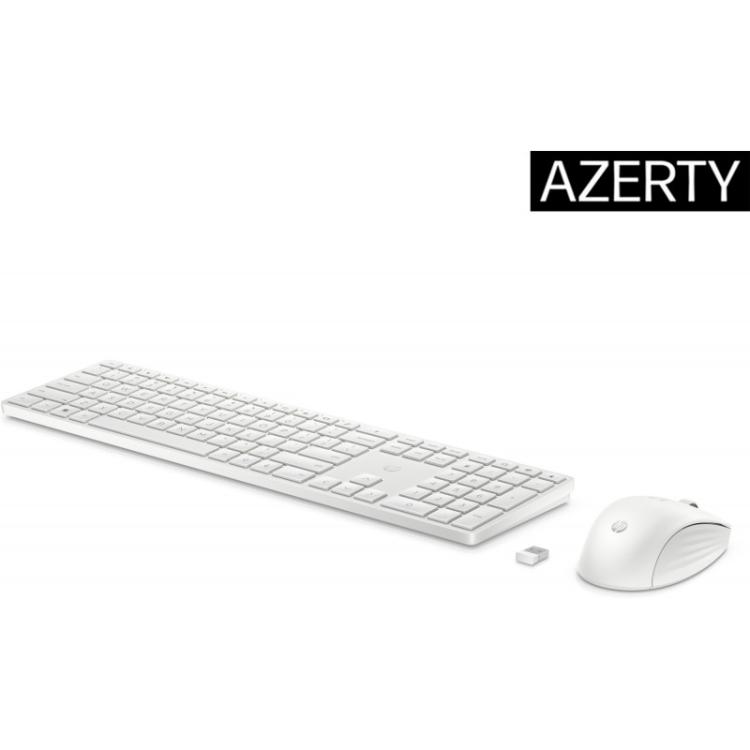 HP - Combo de teclado y ratón inalámbricos 650, blanco