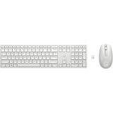HP - Combo de teclado y ratón inalámbricos 650, blanco