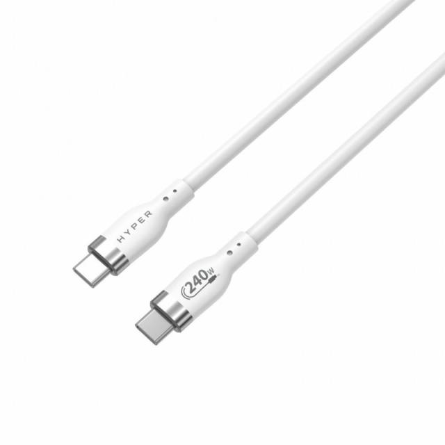 HYPER - HJ4002WHGL cable USB USB 2.0 2 m USB C Blanco