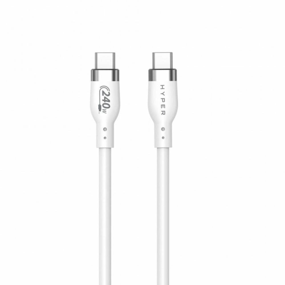 HYPER - HJ4002WHGL cable USB USB 2.0 2 m USB C Blanco