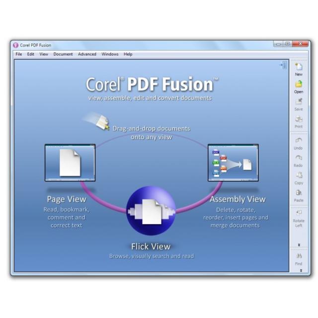 Corel - PDF Fusion Editor gráfico