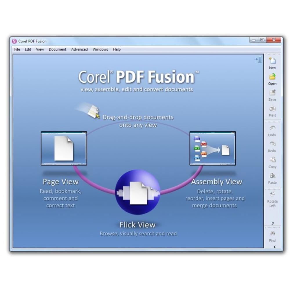 Corel - PDF Fusion Editor gráfico