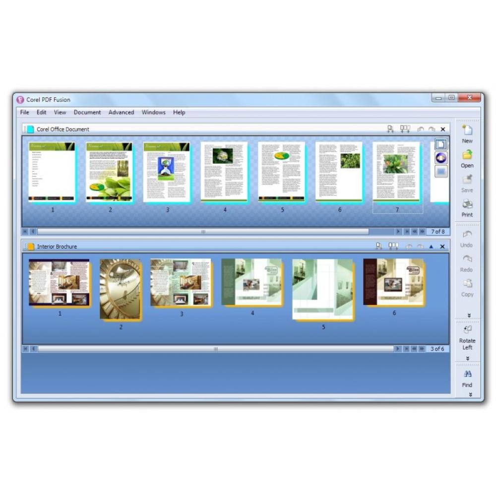 Corel - PDF Fusion Editor gráfico