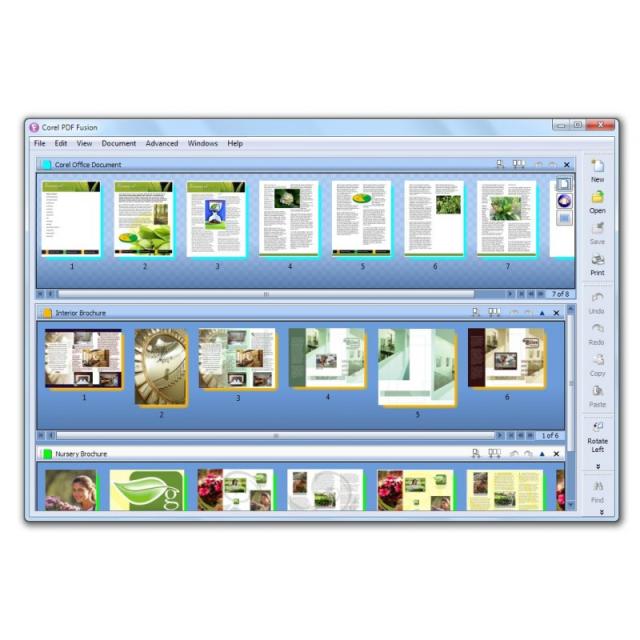 Corel - PDF Fusion Editor gráfico