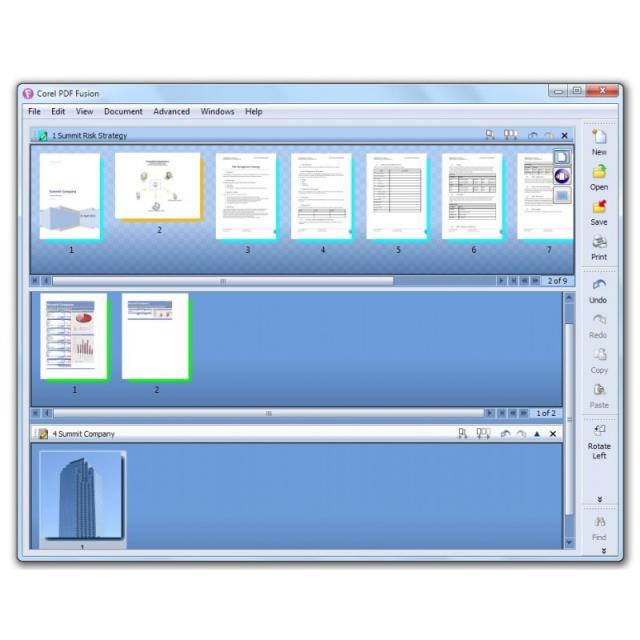 Corel - PDF Fusion Editor gráfico