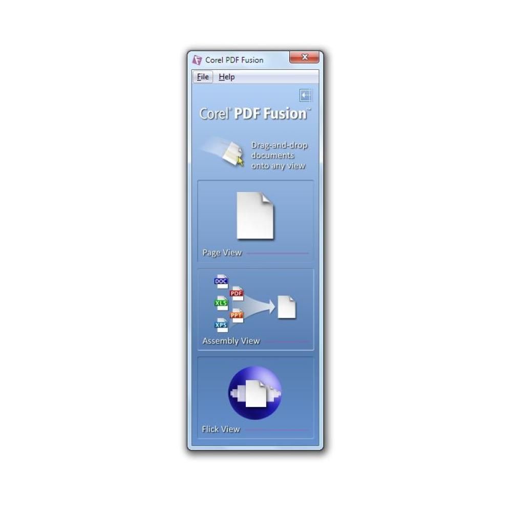 Corel - PDF Fusion Editor gráfico