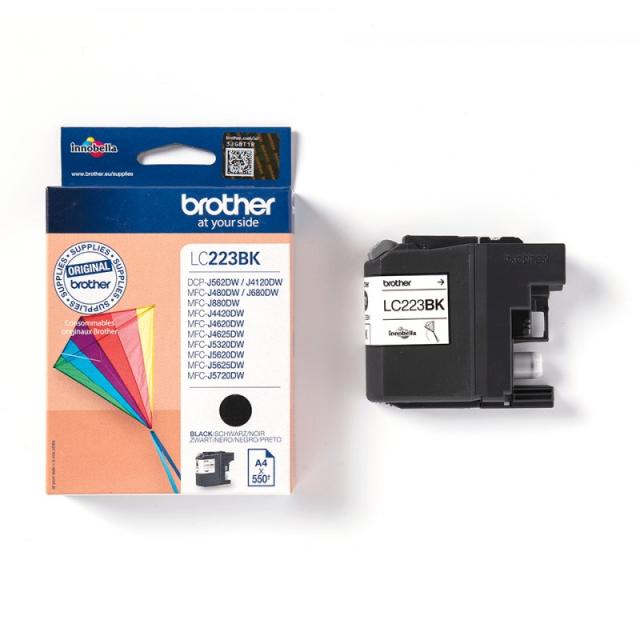 Brother - LC-223BK cartucho de tinta 1 pieza(s) Original Negro