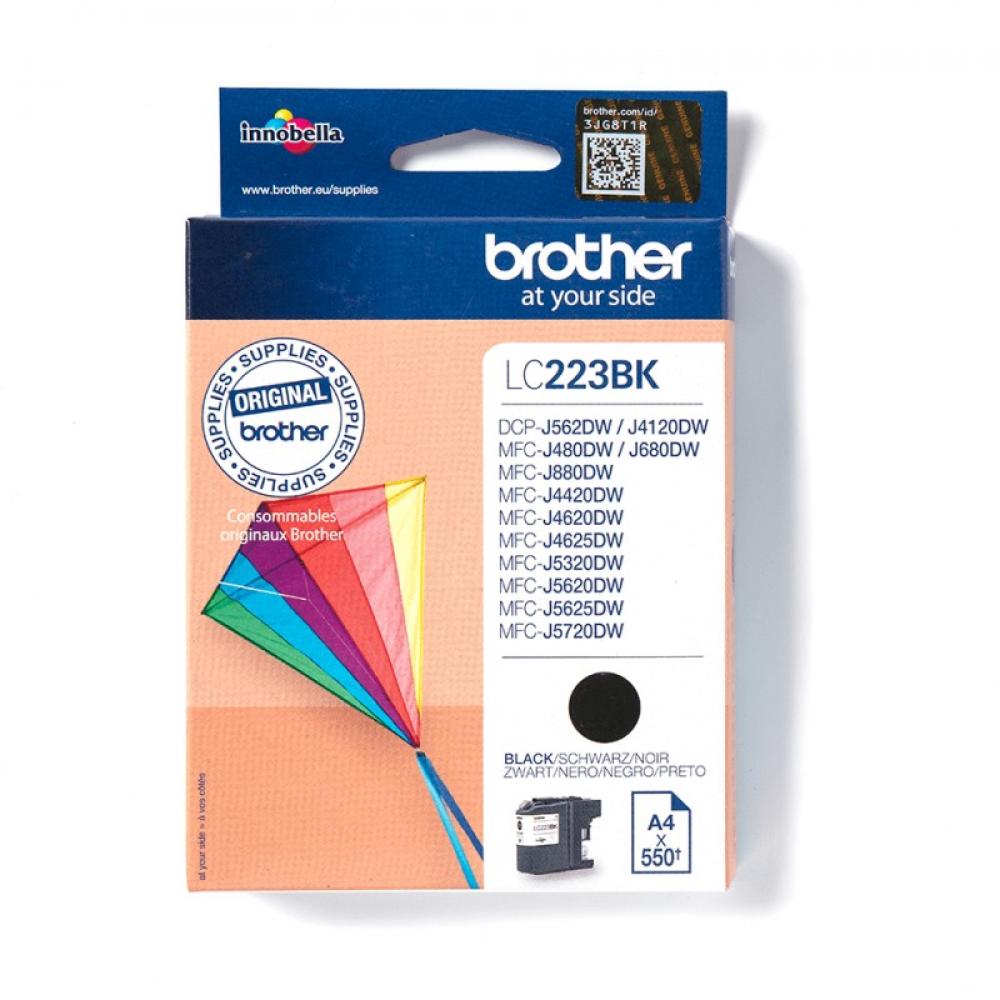 Brother - LC-223BK cartucho de tinta 1 pieza(s) Original Negro