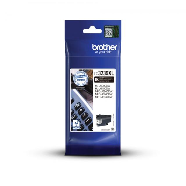 Brother - LC-3239XLBK cartucho de tinta 1 pieza(s) Original Alto rendimiento (XL) Negro
