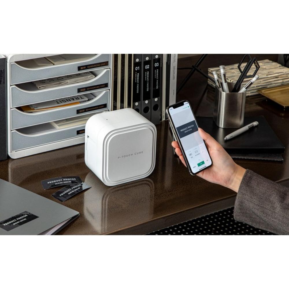 Brother - PT-P910BT impresora de etiquetas Transferencia térmica 360 x 360 DPI Inalámbrico y alámbrico TZe Bluetooth