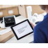 Brother - QL-1110NWB impresora de etiquetas Térmica directa 300 x 300 DPI 110 mm/s Inalámbrico y alámbrico Ethernet DK Wifi Blue