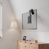 AISENS - Soporte de Techo Giratorio, Plegable para Monitor/TV 20Kg de 19-43, Negro