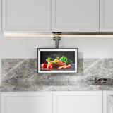 AISENS - Soporte de Techo Giratorio, Plegable para Monitor/TV 20Kg de 19-43, Negro