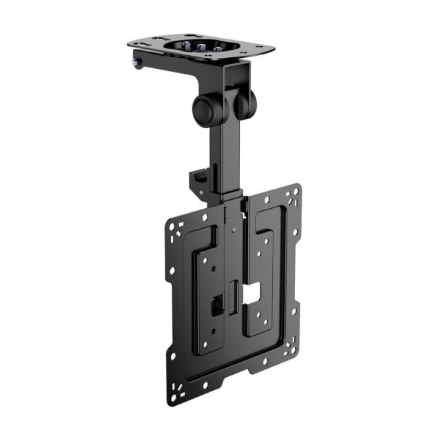 AISENS - Soporte de Techo Giratorio, Plegable para Monitor/TV 20Kg de 19-43, Negro
