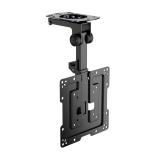 AISENS - Soporte de Techo Giratorio, Plegable para Monitor/TV 20Kg de 19-43, Negro