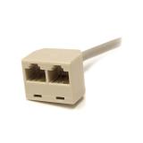 StarTech.com - Cable Adaptador Divisor Splitter RJ45 2 a 1 - Hembra a Macho - Divisor Splitter para Cable de Red Ethernet RJ45