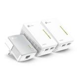 TP-Link - TL-WPA4220T KIT adaptador de red PowerLine 300 Mbit/s Ethernet Wifi Blanco 3 pieza(s)