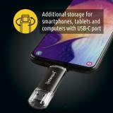 Intenso - Twist Line unidad flash USB 128 GB USB Type-A / USB Type-C 3.2 Gen 1 (3.1 Gen 1) Antracita