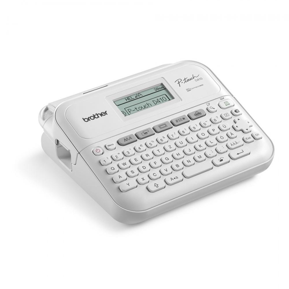 Brother - PT-D410 impresora de etiquetas Transferencia térmica 180 x 180 DPI 20 mm/s Alámbrico TZe QWERTY