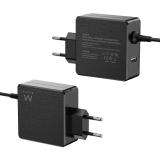 Ewent - EW3978 cargador de dispositivo móvil Portátil Negro Corriente alterna Carga rápida Interior