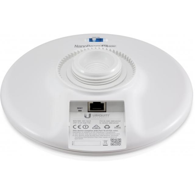 Ubiquiti - NanoBeam 5AC Gen 2 Puente wifi 450 Mbit/s Blanco