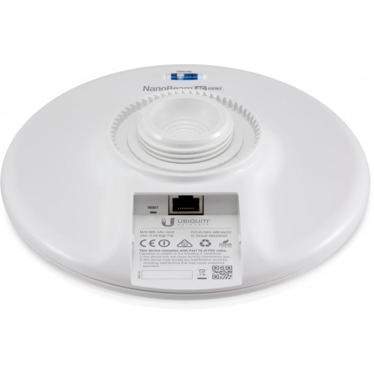 Ubiquiti - NanoBeam 5AC Gen 2 Puente wifi 450 Mbit/s Blanco