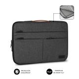 SUBBLIM - Funda Air Padding 360 Sleeve 15,6" Dark Grey