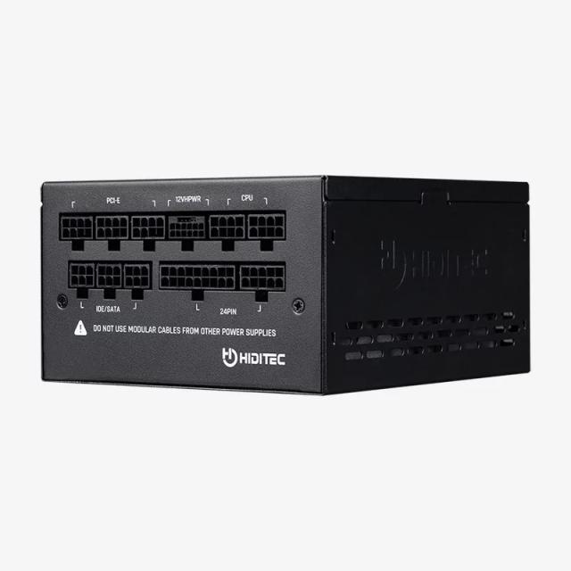 Hiditec - GDX750 v2 unidad de fuente de alimentación 750 W 20+4 pin ATX ATX Negro