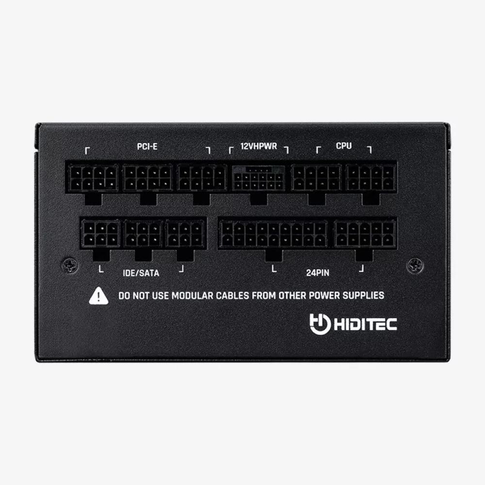 Hiditec - GDX1050 v2 unidad de fuente de alimentación 1050 W 20+4 pin ATX ATX Negro