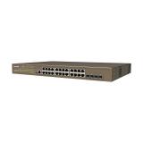 IP-COM Networks - G5328P-24-410W switch Gestionado L3 Gigabit Ethernet (10/100/1000) Energía sobre Ethernet (PoE) 1U Negro