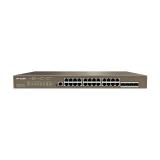 IP-COM Networks - G5328P-24-410W switch Gestionado L3 Gigabit Ethernet (10/100/1000) Energía sobre Ethernet (PoE) 1U Negro