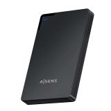 AISENS - Caja Externa 2,5? 9.5mm SATA a USB 3.0/USB3.1 Gen1, Negra