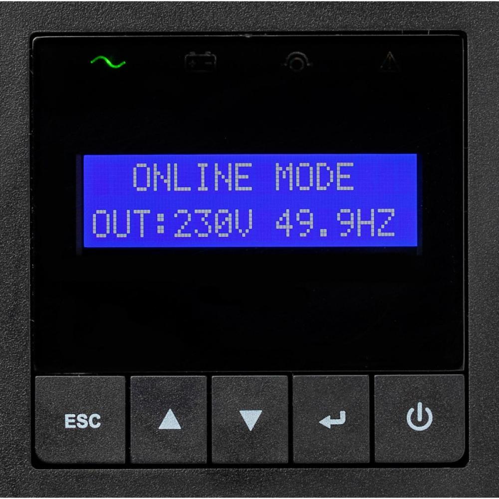 Eaton - 9E3000IR sistema de alimentación ininterrumpida (UPS) Doble conversión (en línea) 3 kVA 2700 W 7 salidas AC