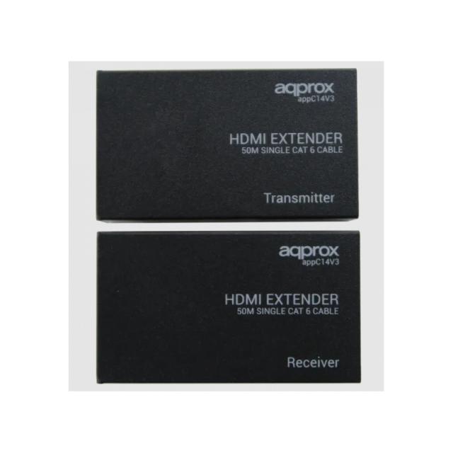 Approx - APPC14V4 extensor audio/video Negro