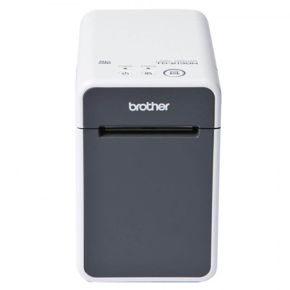 Brother - TD-2135N impresora de etiquetas Térmica directa 300 x 300 DPI 152,4 mm/s Inalámbrico y alámbrico Ethernet