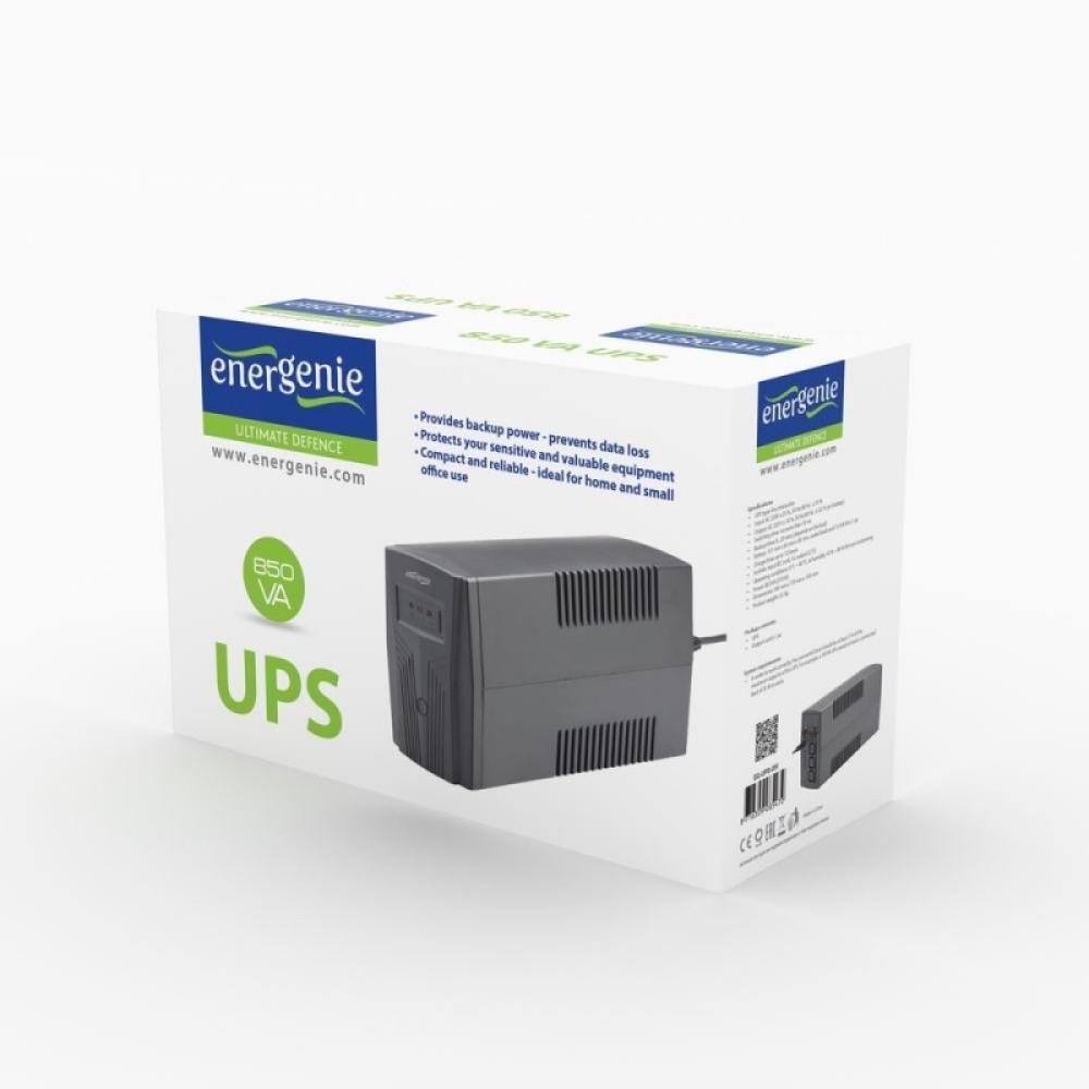 Gembird - EG-UPS-B850 sistema de alimentación ininterrumpida (UPS) Línea interactiva 0,85 kVA 510 W