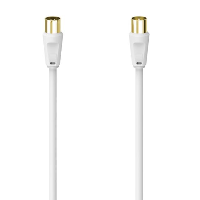 Hama - 00305066 cable coaxial 1,5 m Blanco