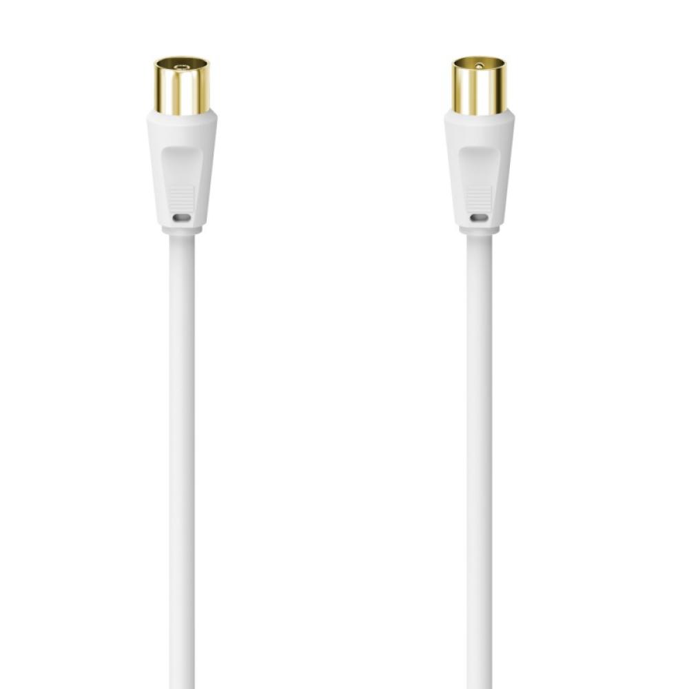 Hama - 00305066 cable coaxial 1,5 m Blanco