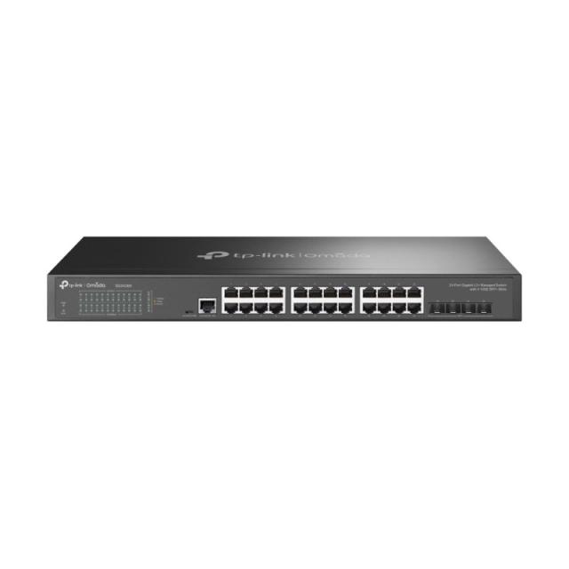 TP-Link - Omada SG3428X switch Gestionado L2+/L3 Gigabit Ethernet (10/100/1000) 1U Negro