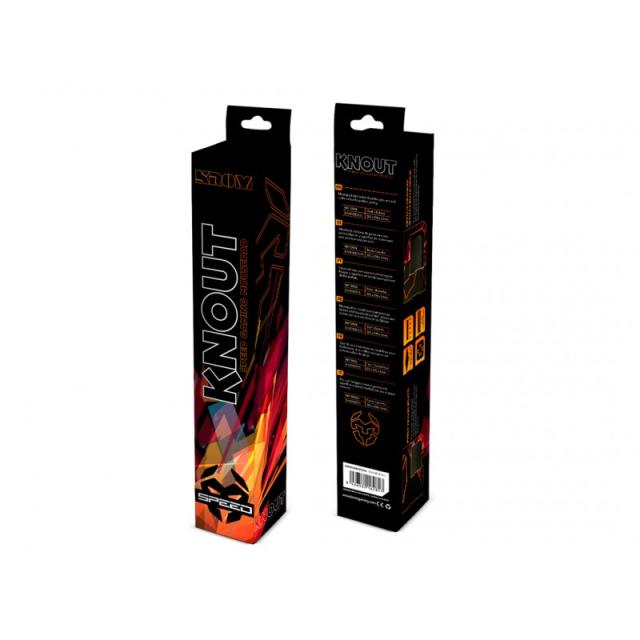 Krom - Knout Speed Alfombrilla de ratón para juegos Negro