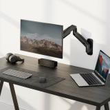 AISENS - Soporte De Pared Pro Contrapeso Giratorio E Inclinable Para Monitor/tv 9kg (3 Pivotes, 1 Brazo) De 17-32, Negro