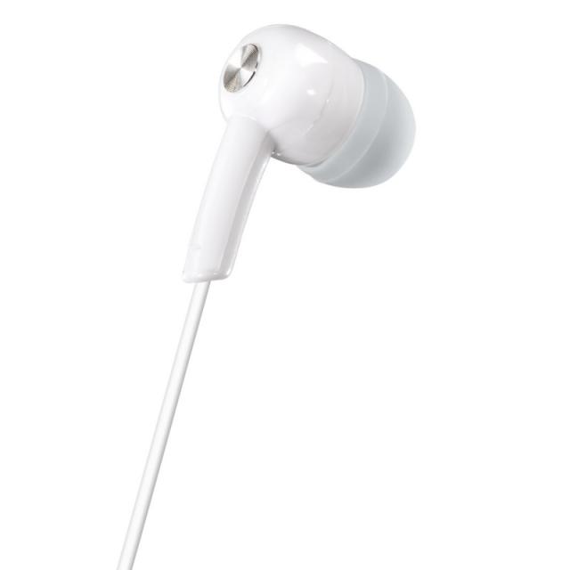 Hama - Gloss Auriculares Alámbrico Dentro de oído Música Gris, Blanco