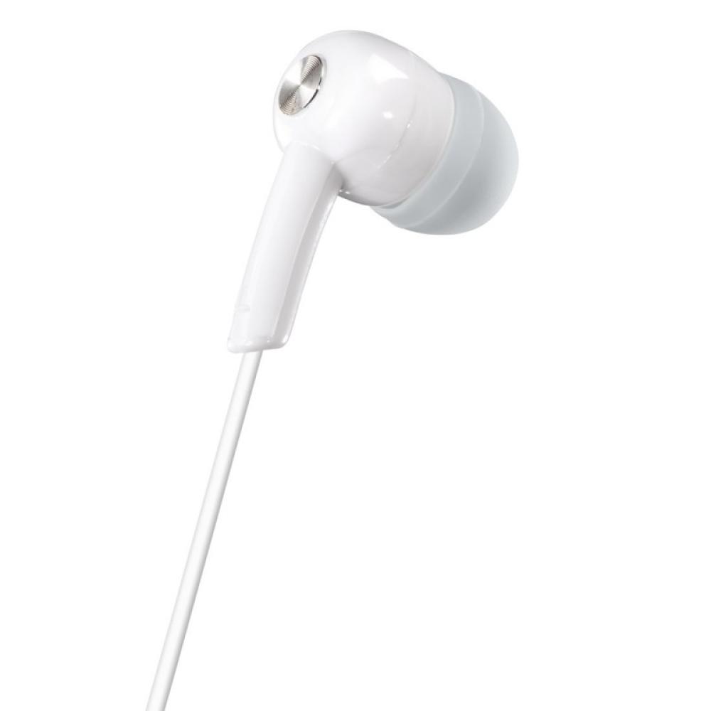 Hama - Gloss Auriculares Alámbrico Dentro de oído Música Gris, Blanco