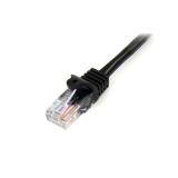 StarTech.com - Cable de 3m Negro de Red Fast Ethernet Cat5e RJ45 sin Enganche - Cable Patch Snagless