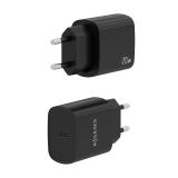 AISENS - Cargador USB-C PD3.0 1 Puerto 1xUSB-C 20W, Negro