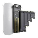 AISENS - Caja Externa M.2 (NGFF) ASM2-025SL NVMe a USB3.2 Gen2, Plata