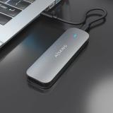 AISENS - Caja Externa M.2 (NGFF) ASM2-006GRY SATA a USB3.1 Gen1, Gris