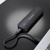 AISENS - Caja Externa M.2 (NGFF) ASM2-024B NVMe a USB3.2 Gen2, Negra