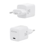 AISENS - Cargador GaN 35W, 1xUSB-C PD3.0 QC4.0, Blanco - ASCH-35W1P016-W