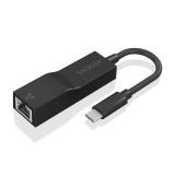 AISENS - Conversor USB3.1 Gen1 USB-C a Ethernet Gigabit 10/100/1000 Mbps, Negro, 11 cm